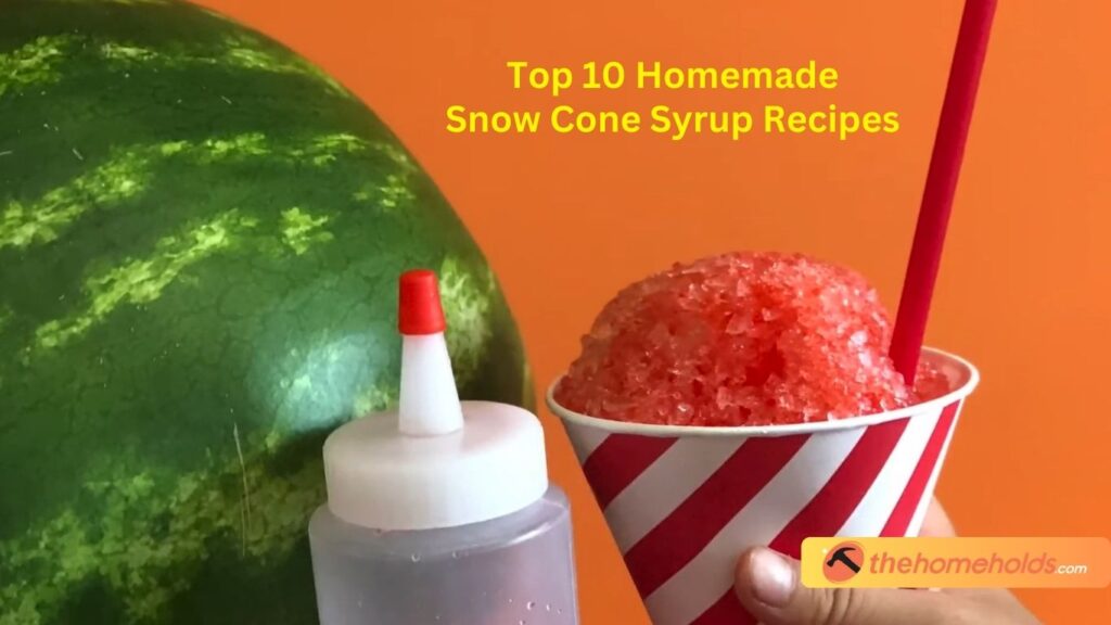 Homemade Snow Cone Syrup Recipes